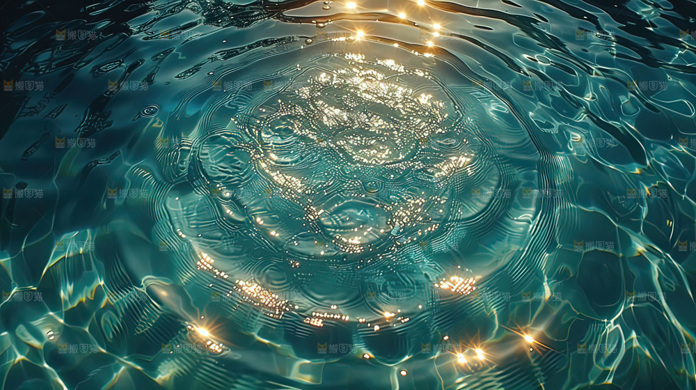 水滴 河流 波纹 纹理 湖 背景