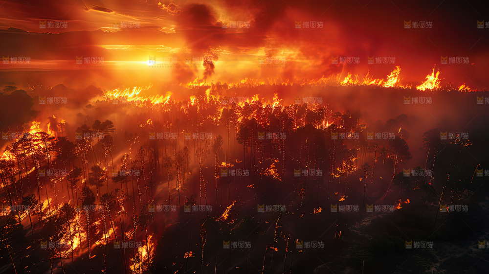 火灾 灾害 自然灾害 熔岩岩浆
