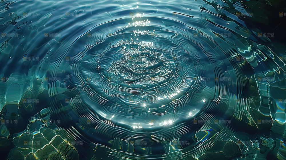 水滴 河流 波纹 纹理 湖 背景