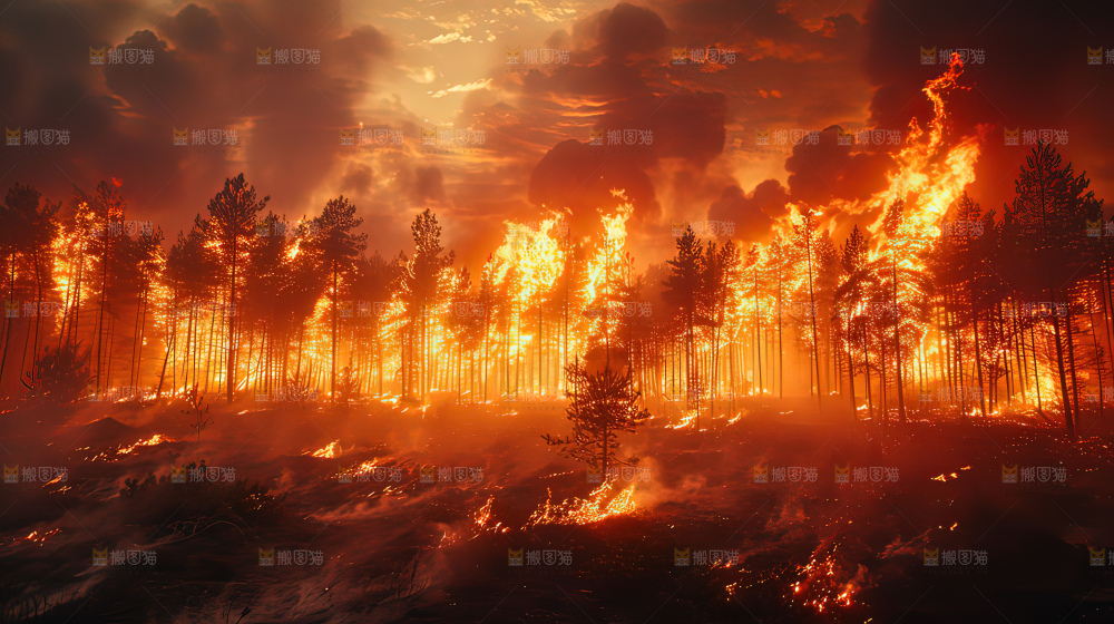 火灾 灾害 自然灾害 熔岩岩浆