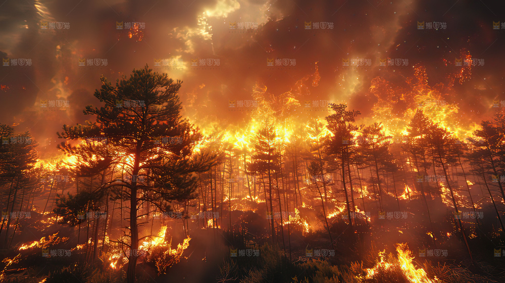 火灾 灾害 自然灾害 熔岩岩浆