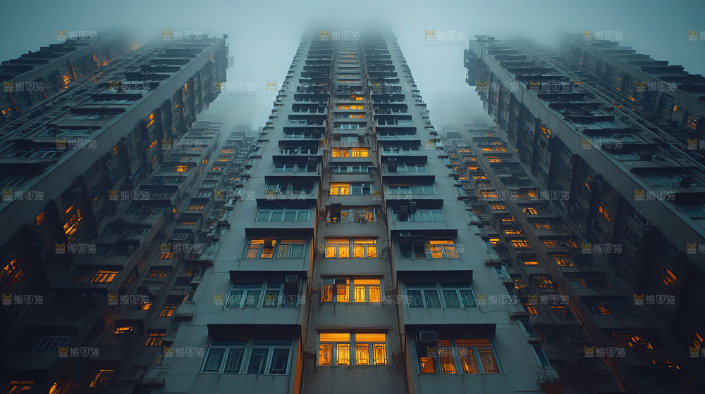 建筑都市风景房地产现代发展