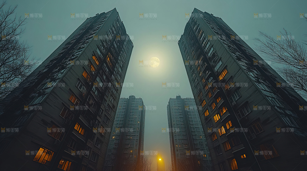 建筑都市风景房地产现代发展