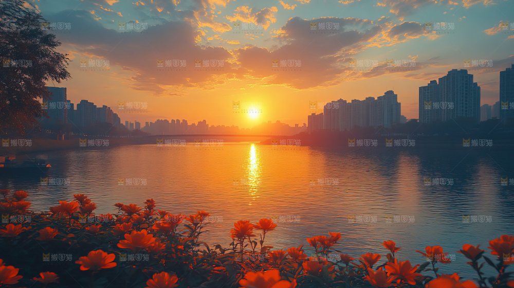建筑都市风景房地产现代发展