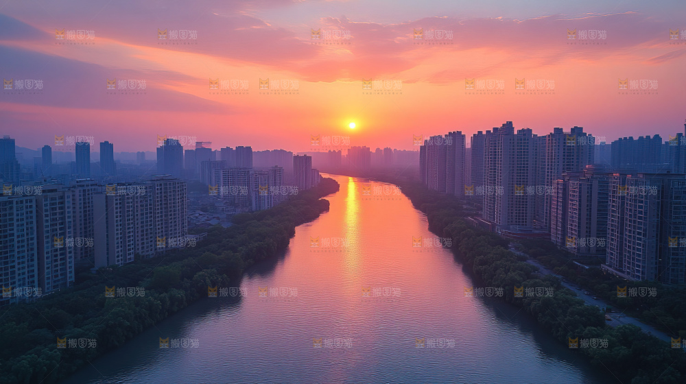 建筑都市风景房地产现代发展