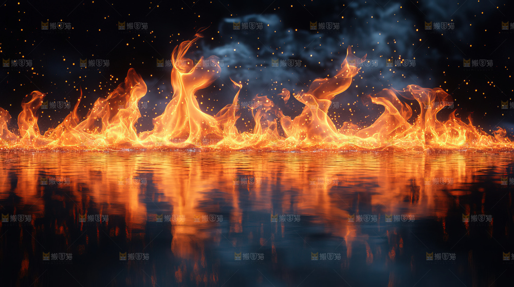火焰火燃烧合集素材