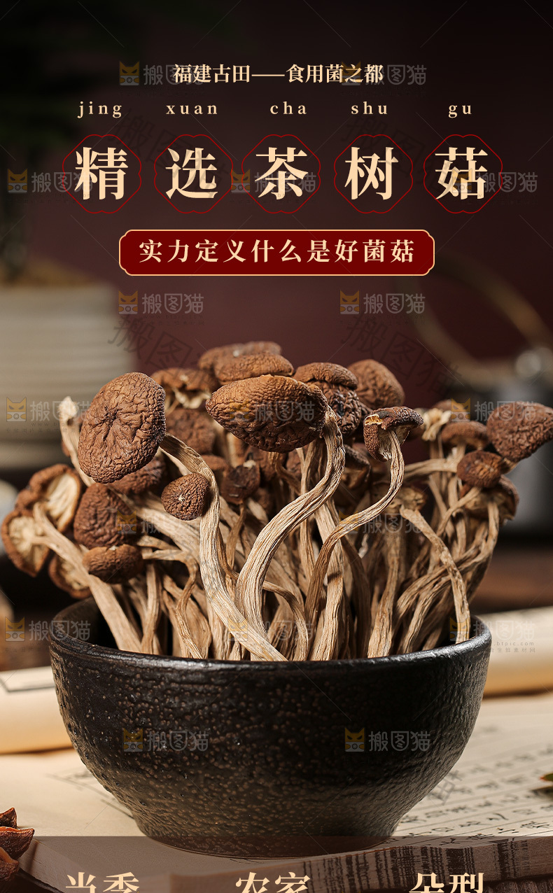 茶树菇详情页