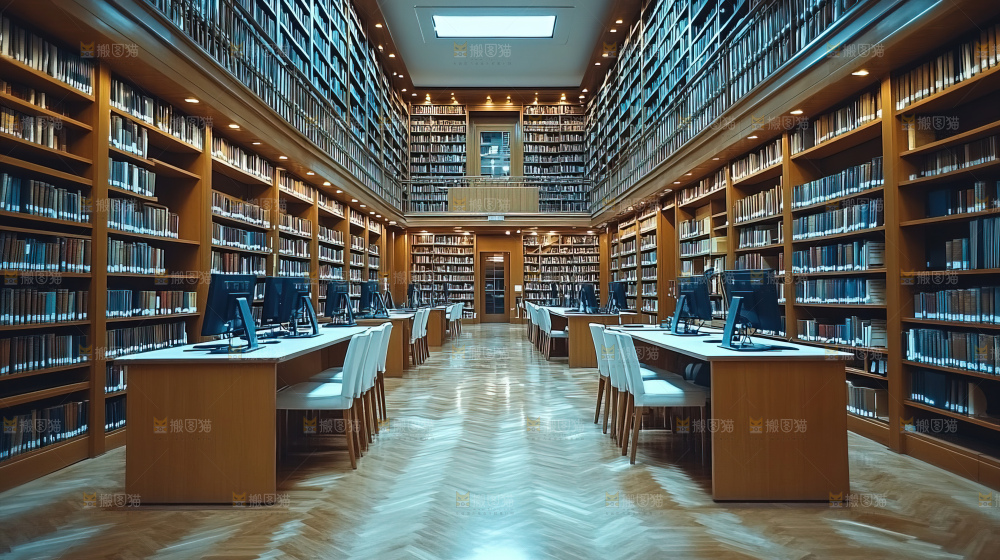 图书馆书籍设计现代建筑文化