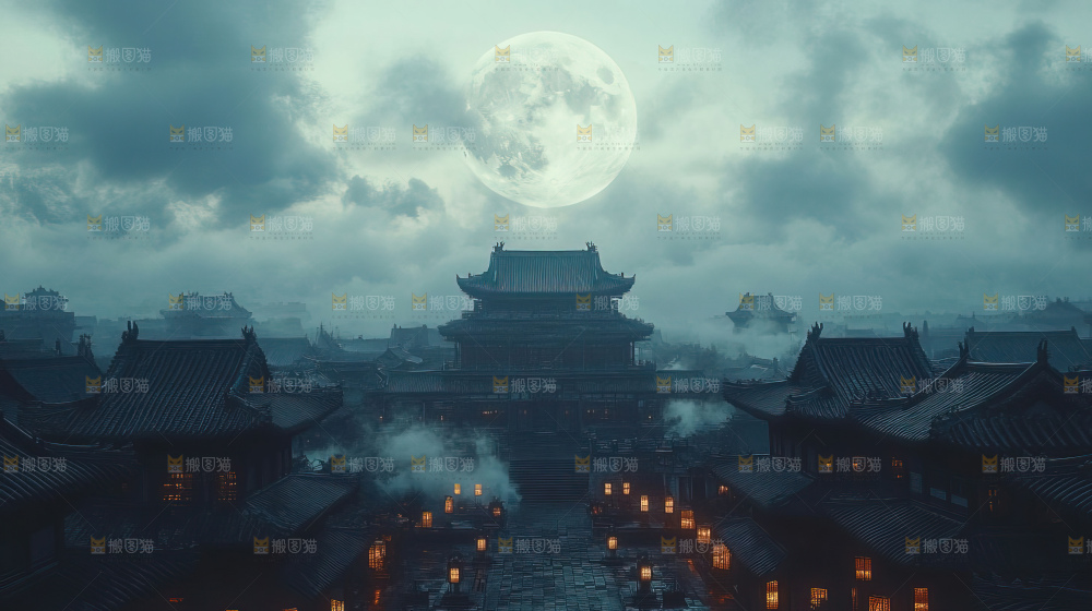 中秋赏月满月神秘传统人文