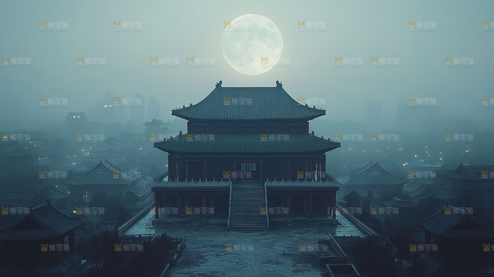 中秋赏月满月神秘传统人文