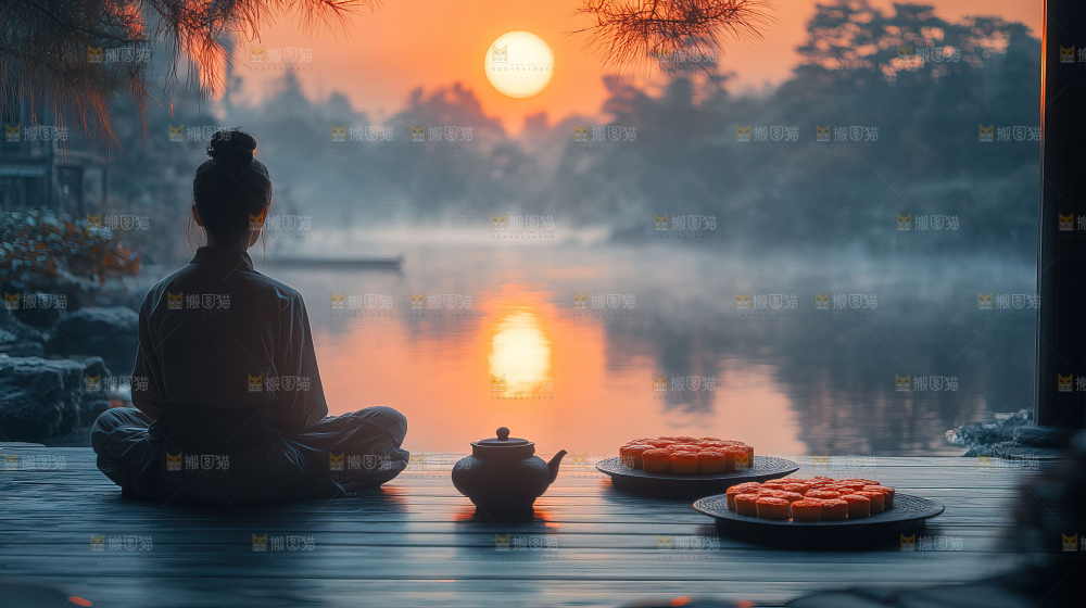 中秋赏月满月神秘传统人文