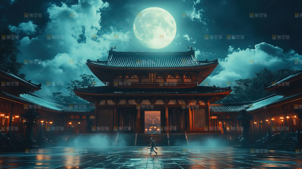 中秋赏月满月神秘传统人文