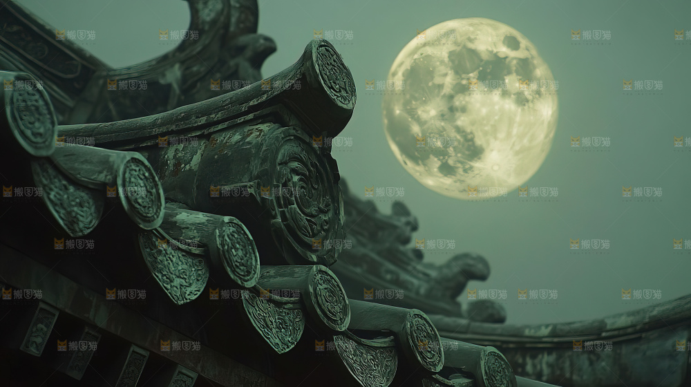 中秋赏月满月神秘传统人文
