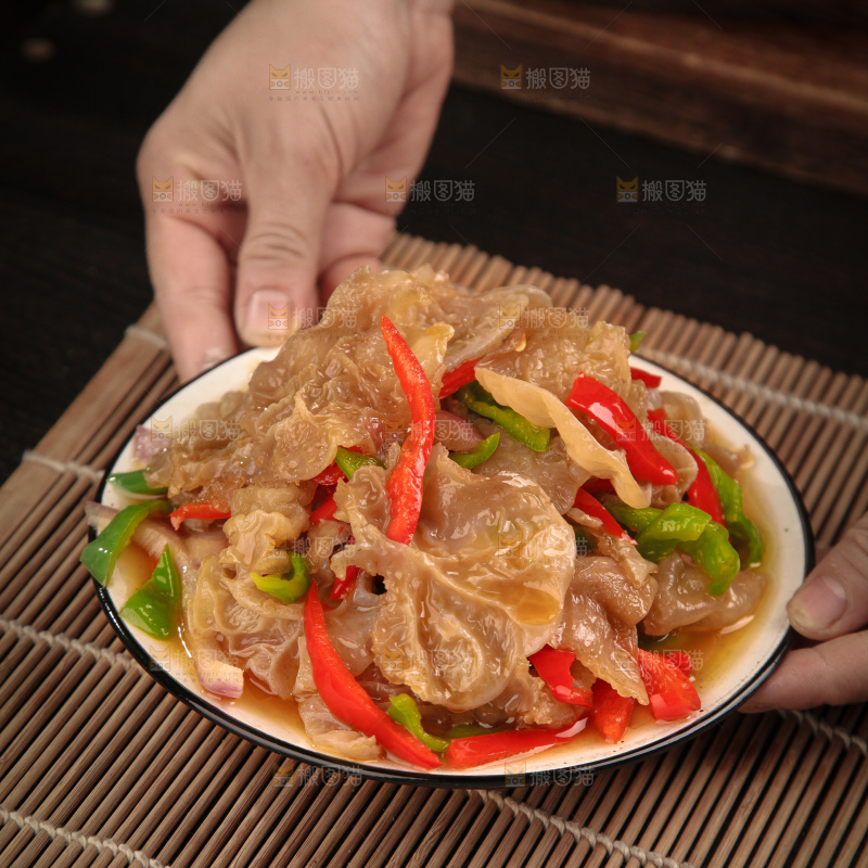 素炒羊肚耳