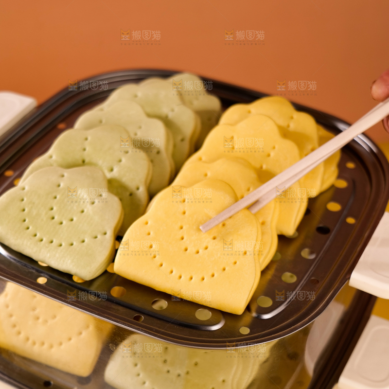 双色荷叶饼
