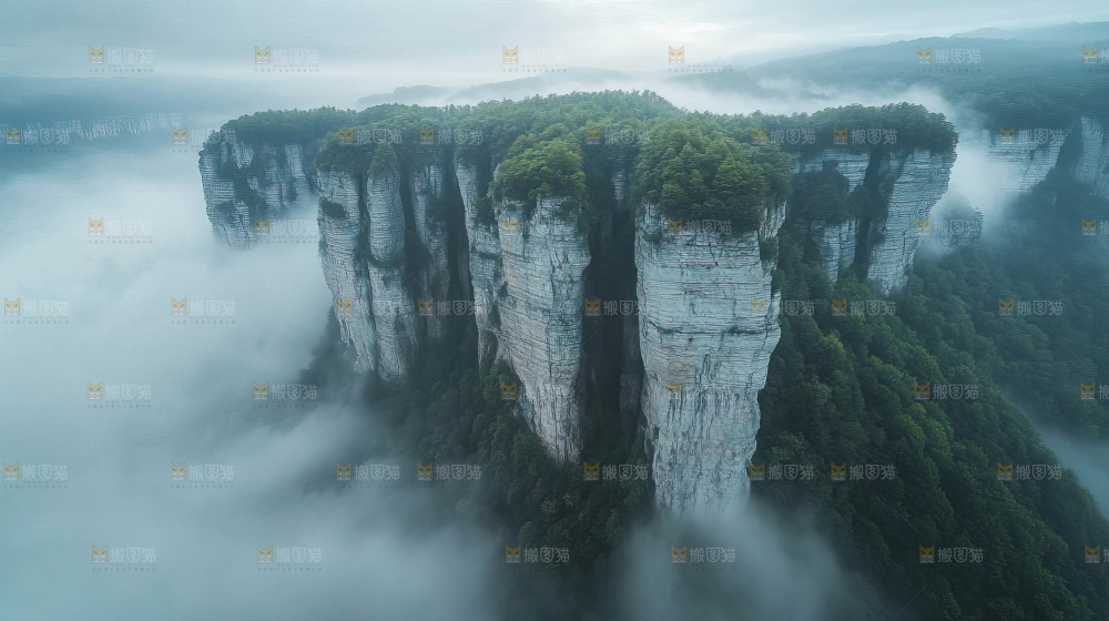 石林 云海 自然景观 大美中国
