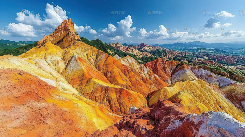 丹霞地貌自然地理山脉大美中国