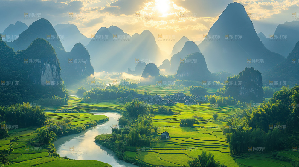 祖国大好河山自然风景大美中国
