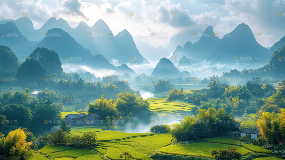 祖国大好河山自然风景大美中国