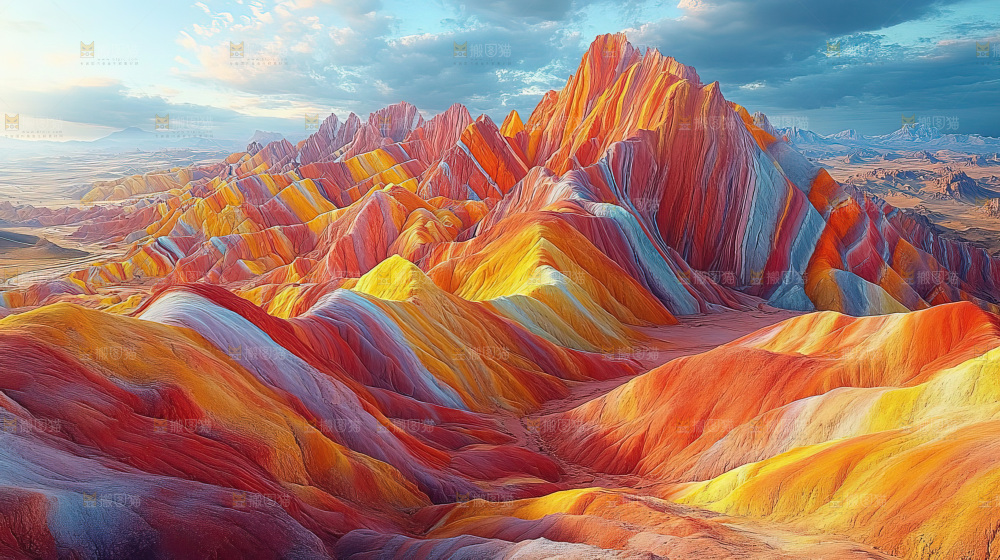 丹霞地貌自然地理山脉大美中国