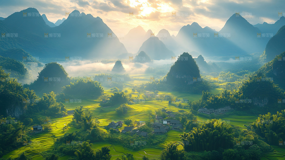 祖国大好河山自然风景大美中国
