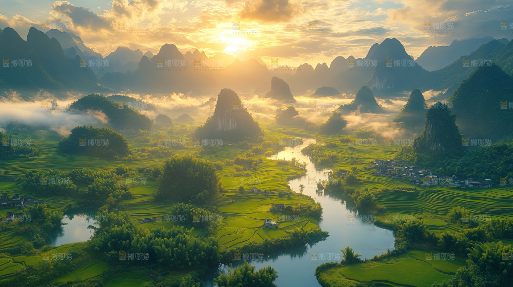 祖国大好河山自然风景大美中国