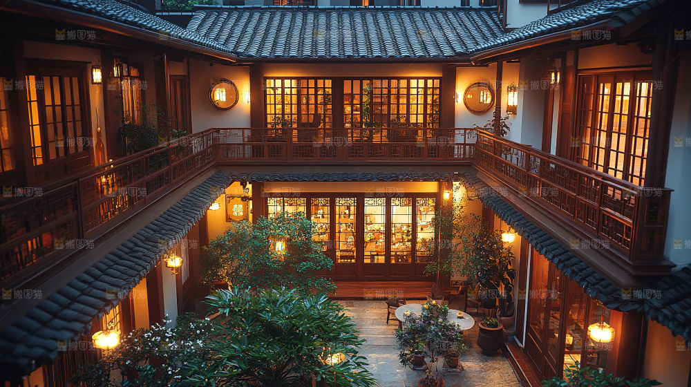 万家灯火城市夜景经济发展