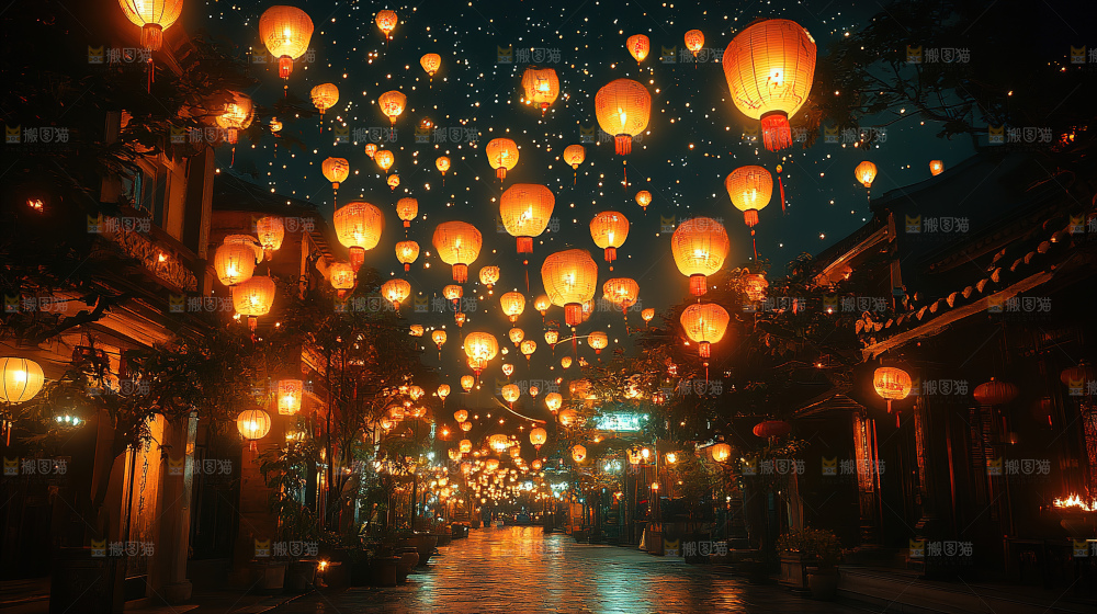 中秋花灯 灯笼 国风 传统