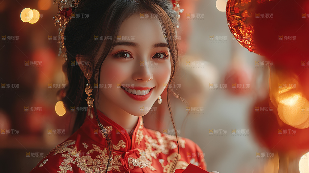 团圆喜庆美食中秋人物