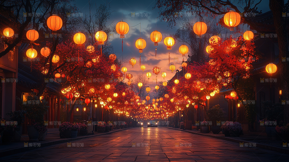 中秋花灯 灯笼 国风 传统