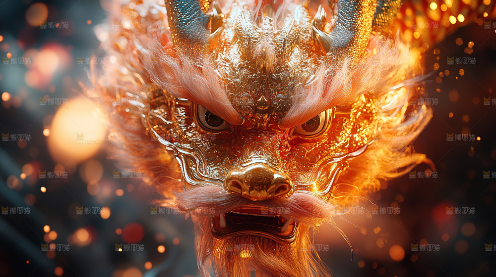 龙年新年龙庆祝