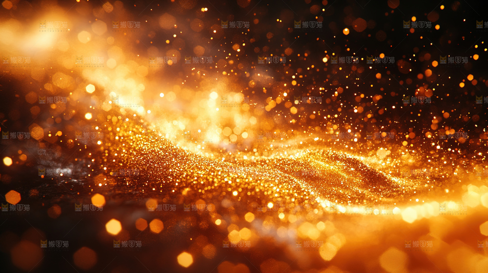 粒子 金色粒子 星光 希望