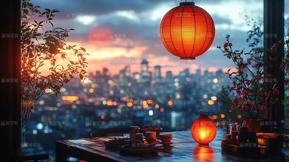 中秋花灯 灯笼 国风 传统