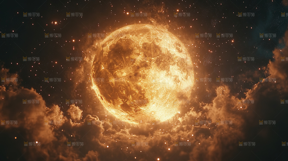 月球 月亮  赏月 夜空 中秋月亮