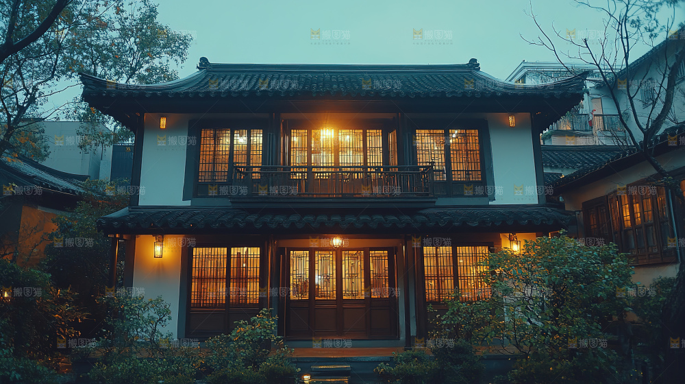 万家灯火城市夜景经济发展