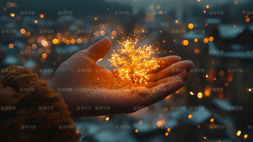 粒子 金色粒子 星光 希望