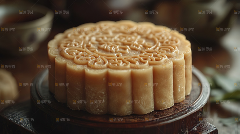 月饼糕点中秋赏月传统节日