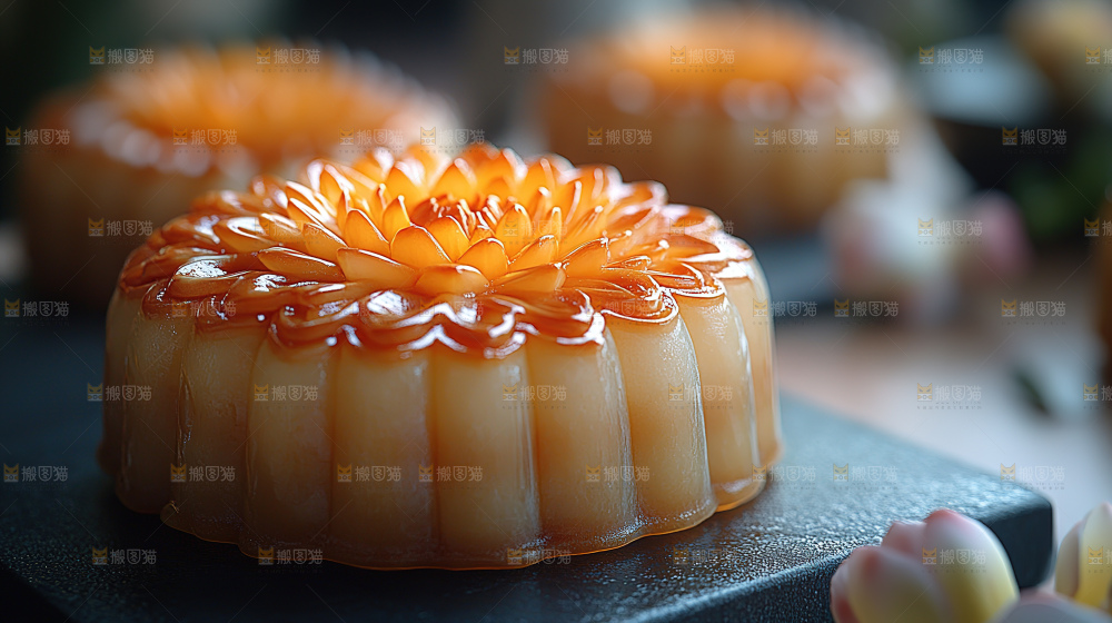 月饼糕点中秋赏月传统节日