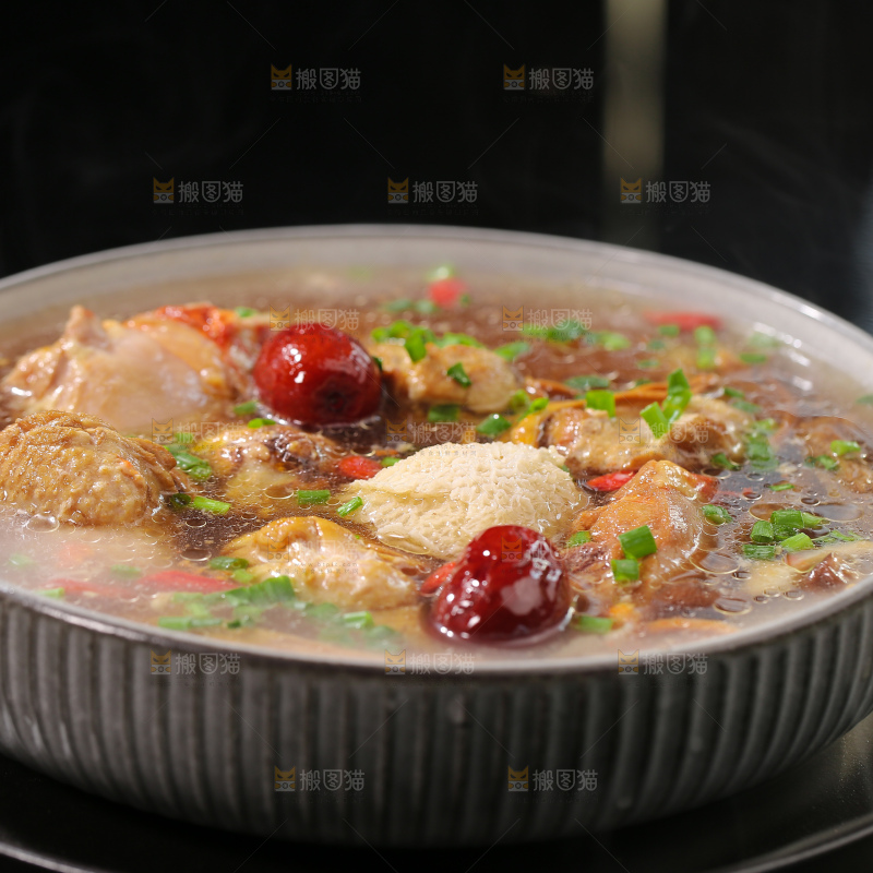 竹毛肚鸡汤
