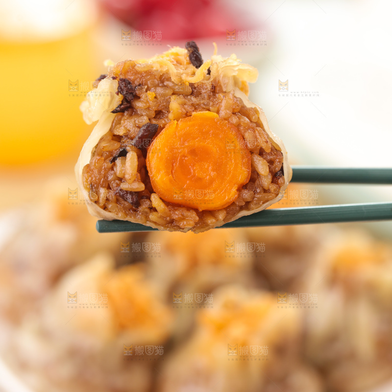 咸蛋黄肉松纸皮烧麦