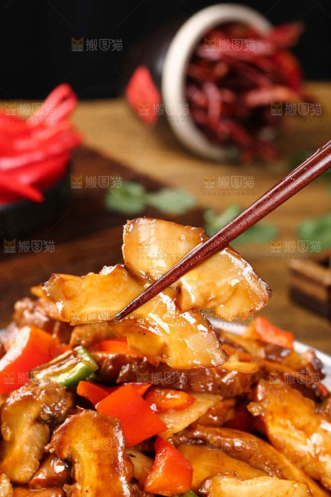 花菇炒肉