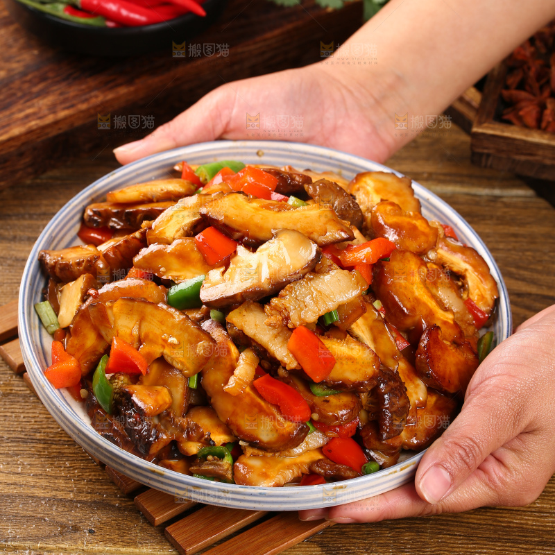 花菇炒肉