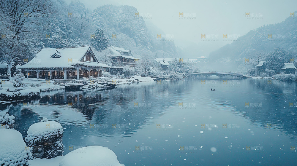 雪乡风景雪旅行自然