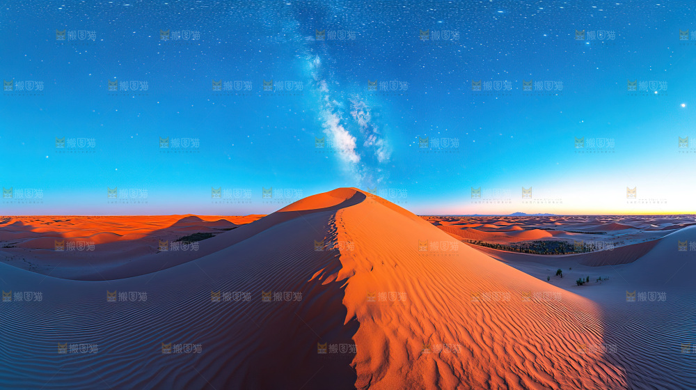 沙漠沙丘星空徒步探险大好河山