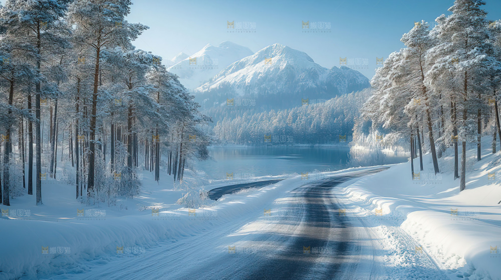 雪乡风景雪旅行自然