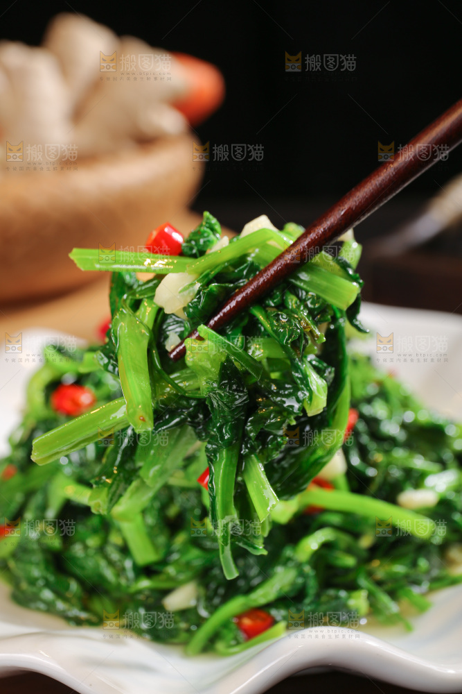 清炒豌豆尖
