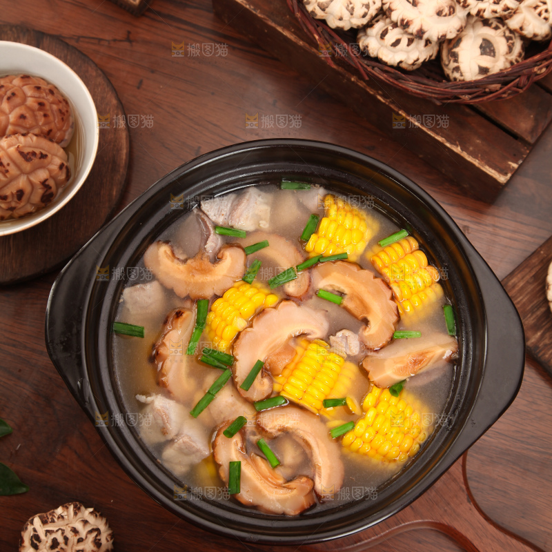 花菇玉米排骨汤