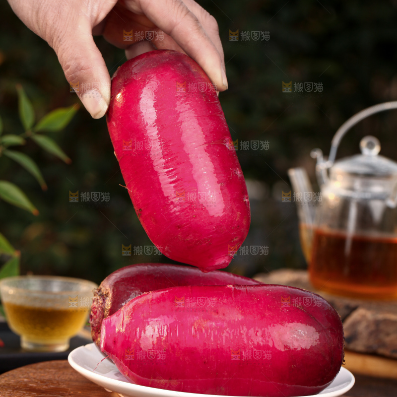 紫美人萝卜