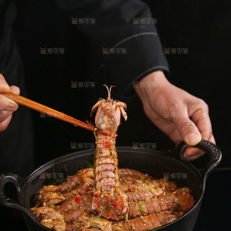 椒盐皮皮虾