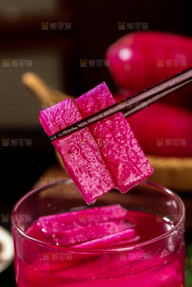 紫美人萝卜